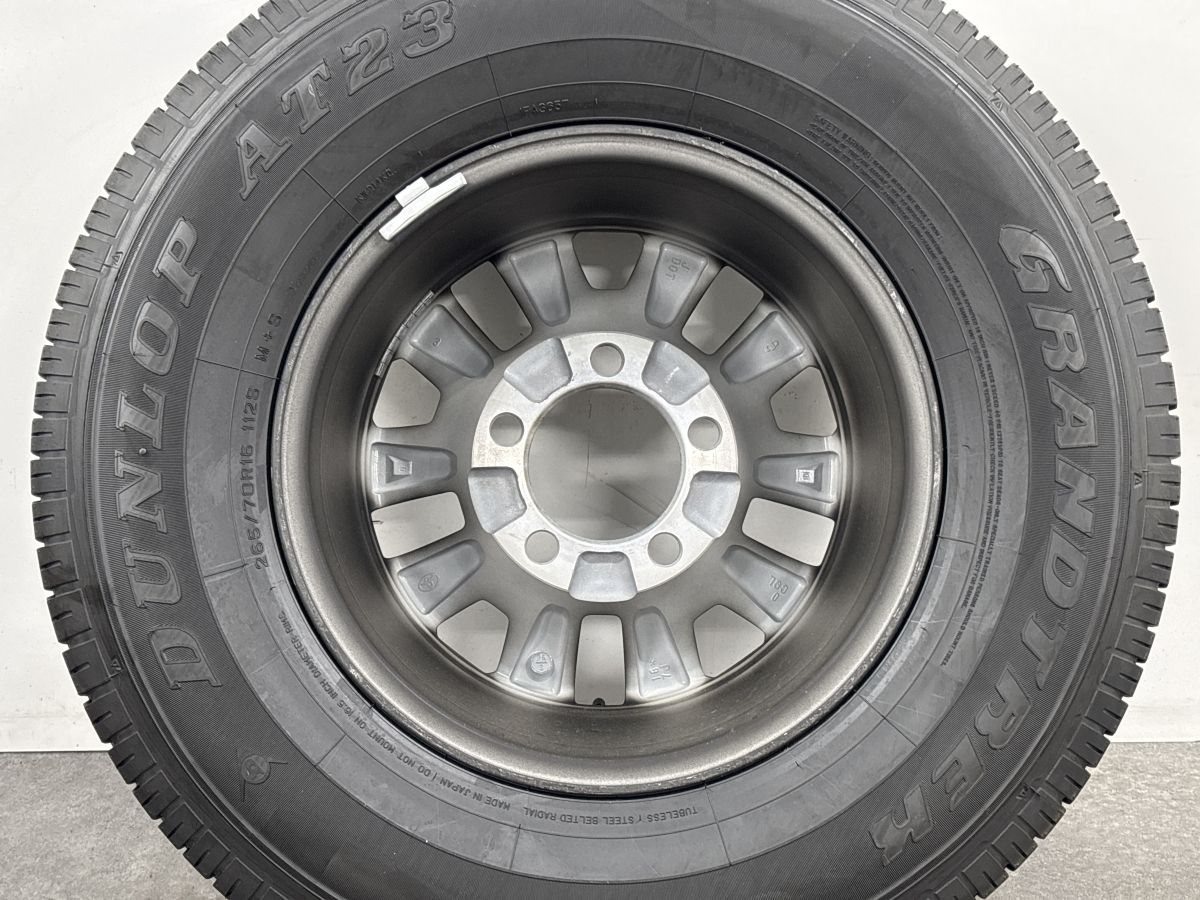 新車外し品】トヨタ ランドクルーザー 70 再再販 純正 16in 7J ±0