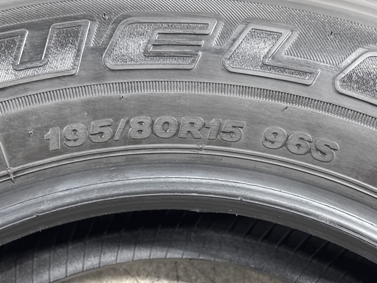 26年 バリ溝】ブリヂストン デューラーH/L 852 195/80R15 4本セット