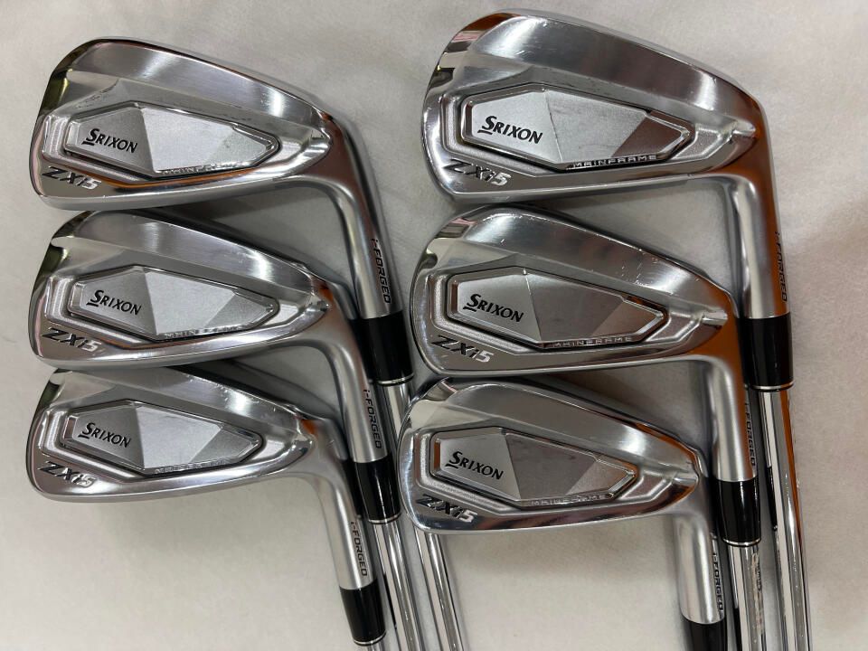 ダンロップ　SRIXON ZXi5　ダイナミックゴールド 95　S200フレックス　アイアンセット　中古　ゴルフドゥ！倉敷笹沖店【最短即日発送】