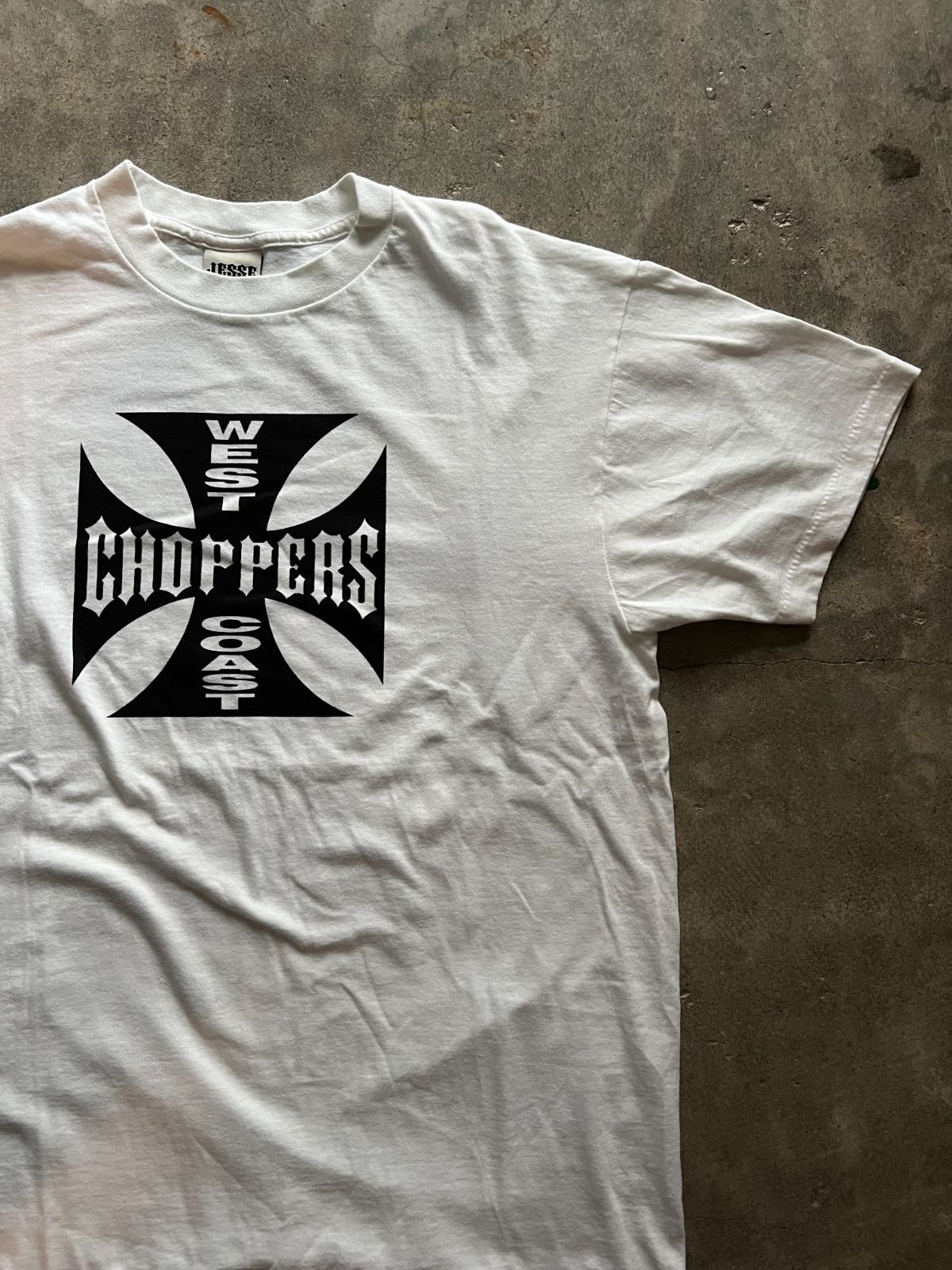 90s WEST COAST CHOPPERS ワークシャツ アイアンクロス 90年代~00年代