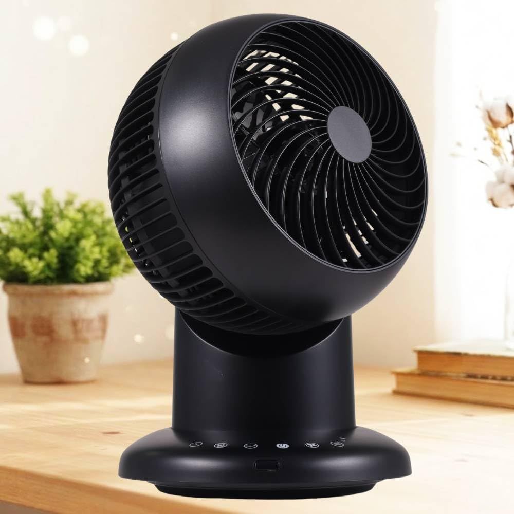 【新品】サーキュレーター DCモーター 26畳 3D全方向送風【省エネ 節電対策】リモコン付き 工具不要で分解 丸洗い 部屋干し 梅雨対策 パワフルコンパクトサーキュレーター 国内メーカー1年サポート iimono117 (ブラック) d5260bb2