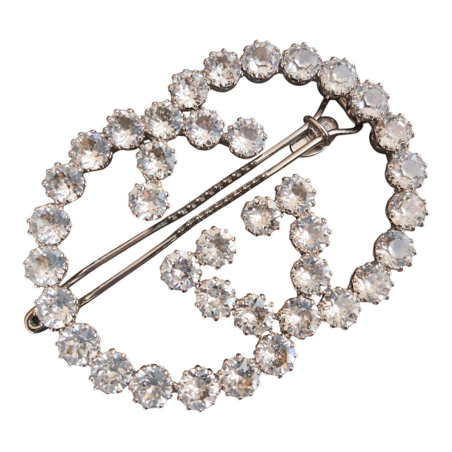 GUCCI グッチ インターロッキングG GGロゴ ヘアクリップ シルバー