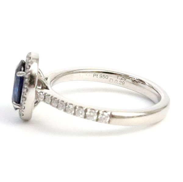 専用JQ52★高級 ブルーダイヤモンド0.5ct pt950 パヴェ リング 広尾店】 地金 ブルーサファイア リング パヴェダイヤ S1.29 D0.29ct