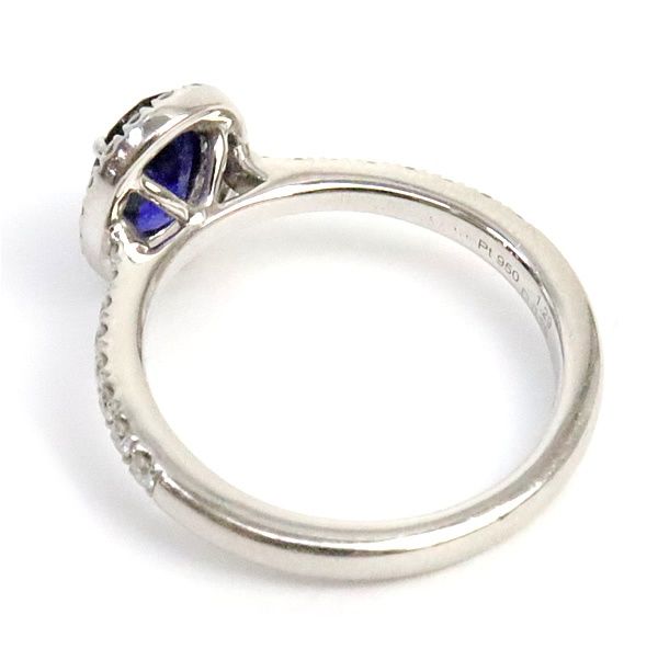 専用JQ52★高級 ブルーダイヤモンド0.5ct pt950 パヴェ リング 広尾店】 地金 ブルーサファイア リング パヴェダイヤ S1.29 D0.29ct