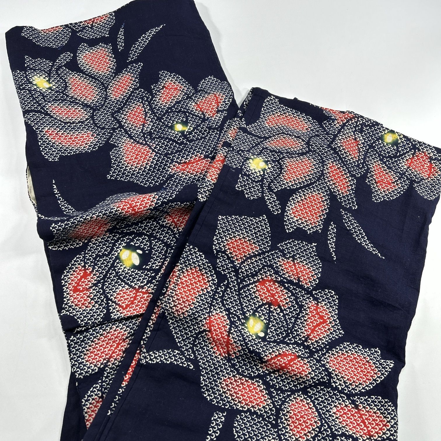 浴衣 5枚 綿 着物まとめ売り【F541】同梱購入歓迎 リメイク用 着付け