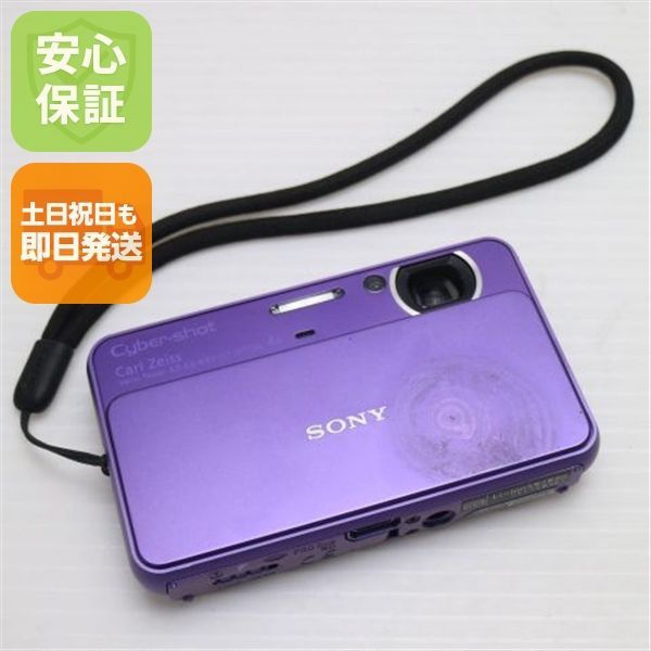 美品 Cyber-shot DSC-T99 バイオレット 即日発送 SONY デジカメ デジタルカメラ 本体 土日祝発送OK 06000