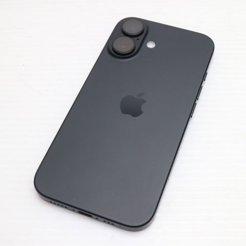 新品同様 SIMフリー iPhone 16 128GB ブラック スマホ APPLE 即日発送 土日祝発送OK 06000