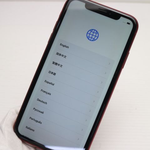 超美品 SIMフリー iPhoneXR 64GB レッド RED スマホ 白ロム 即日発送