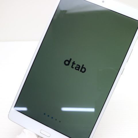 超美品 d-01J dtab Compact シルバー タブレット 白ロム タブレット