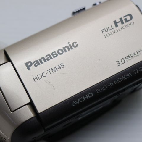 超美品 HDC-TM45 キャメルベージュ 即日発送 Panasonic デジタルビデオ
