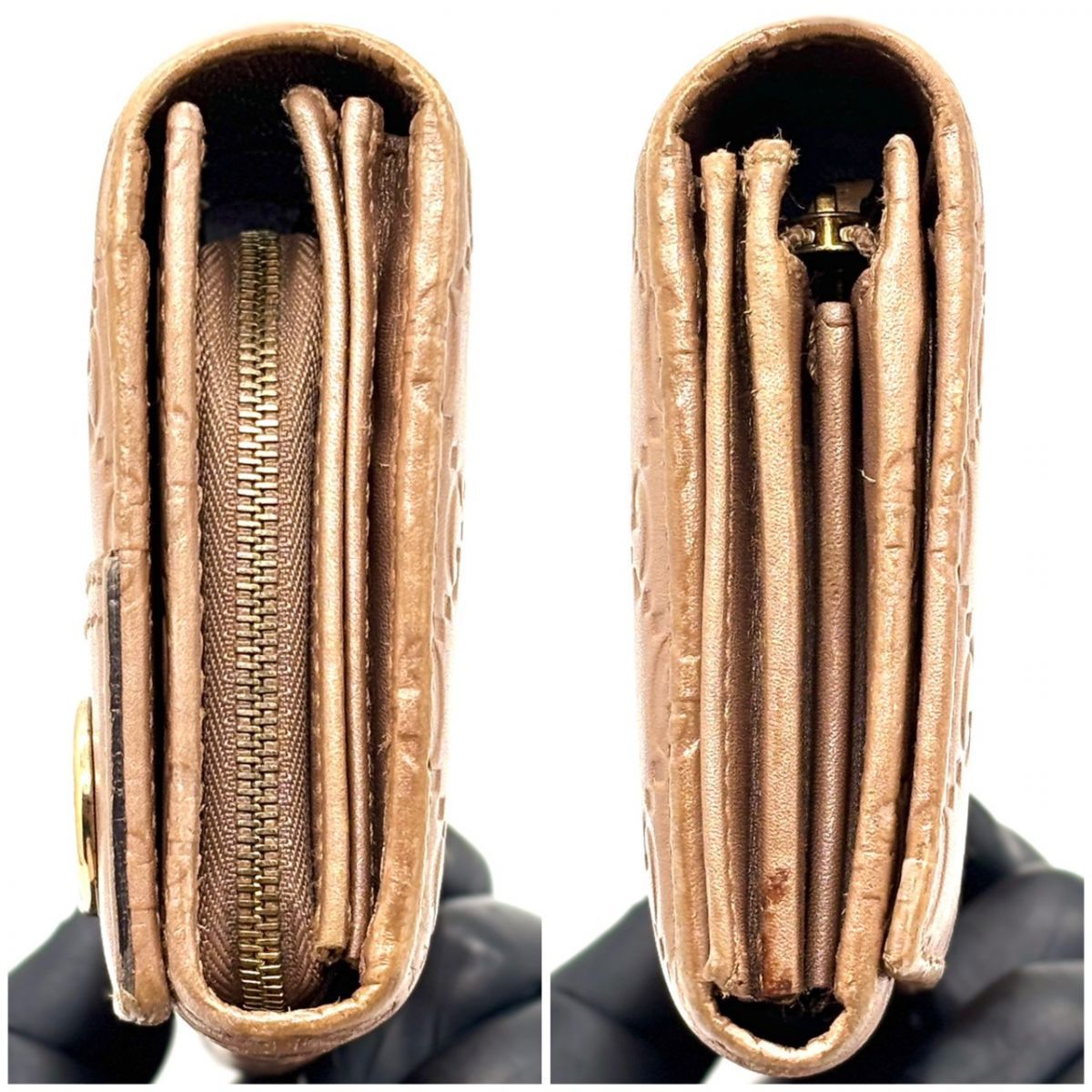 淡い光を手元に】 GUCCI 長財布 グッチシマ インターロッキング ハワイ