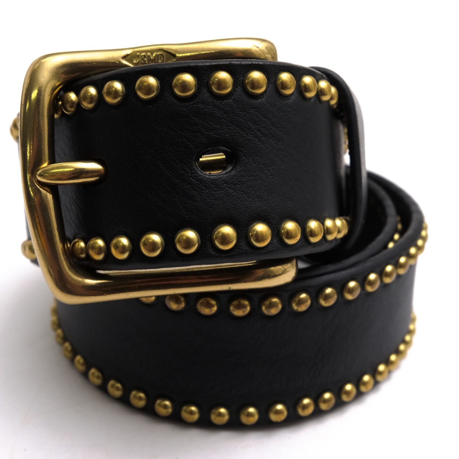 J＆Mデヴィッドソン／J＆M DAVIDSON ベルト ビジネス メンズ 男性 男性用 レザー 革 本革 ブラック 黒 SIDE STUDS BELT 38MM スタッズ