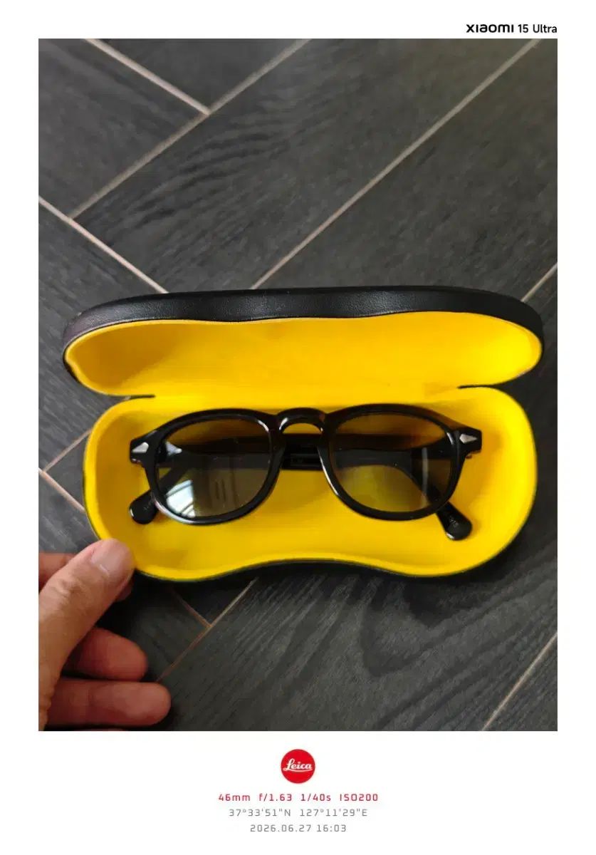 MOSCOT(モスコット) レムトッシュ サングラス ブラック 46
