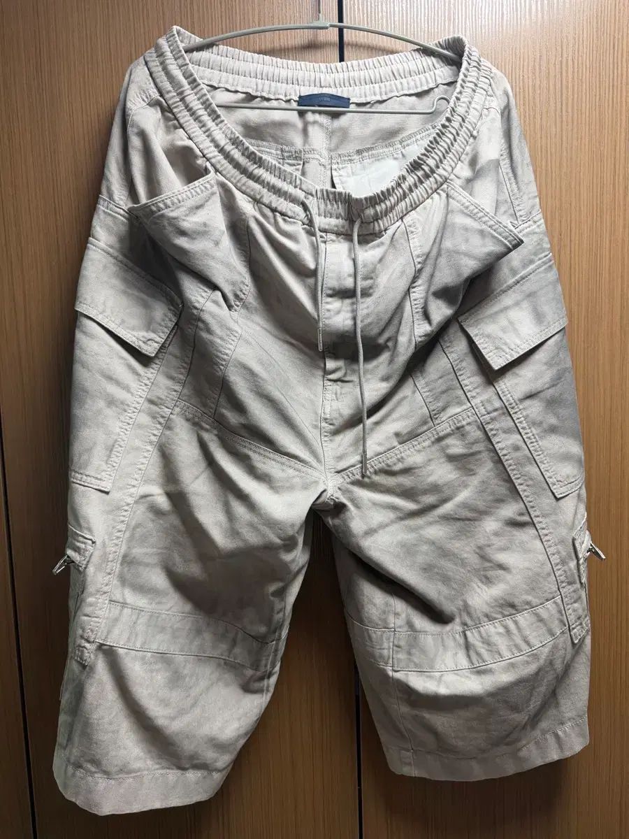 Juun.J 25fw デニム ペインテッド カーゴ ショーツ サイズ 48