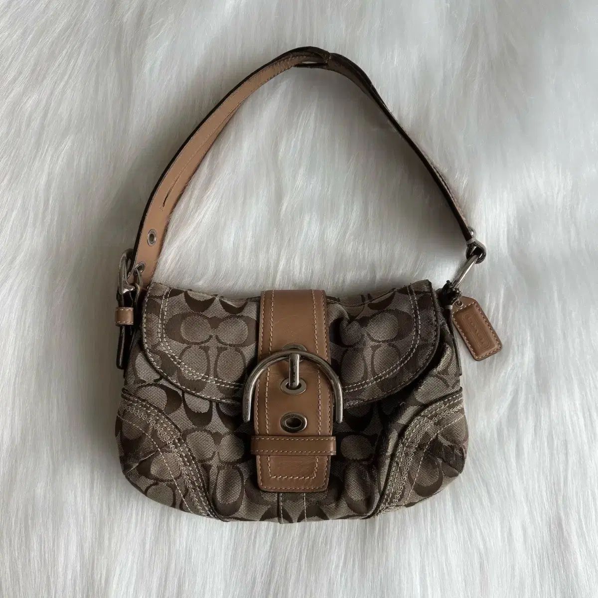 COACH コーチ ソーホー シグネチャー ヴィンテージ ショルダーバッグ
