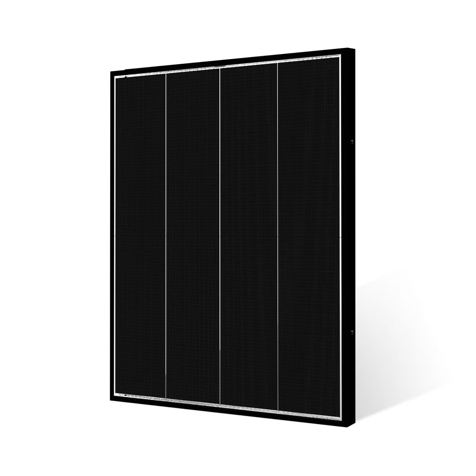 GWSOLAR 200W 軽量 太陽光パネル 両面発電 単結晶 全並列 影に強い!!【日陰、雪に強い理由: 4列のセル列を全並列で構成する独自設計】【12V充電用・電流11.05A】東西・南北 垂直設置の「両面発電」量kwhは傾斜設置とほぼ同 7ed9dc58