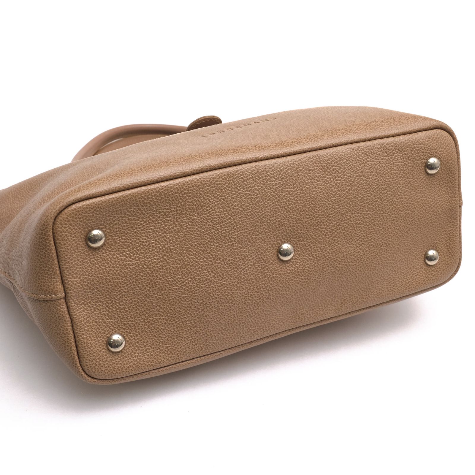 ロンシャン レザー シボ革 トートバッグベージュBA160大容量 A4 ベージュ ロンシャン／Longchamp バッグ トートバッグ 鞄 ハンドバッグ