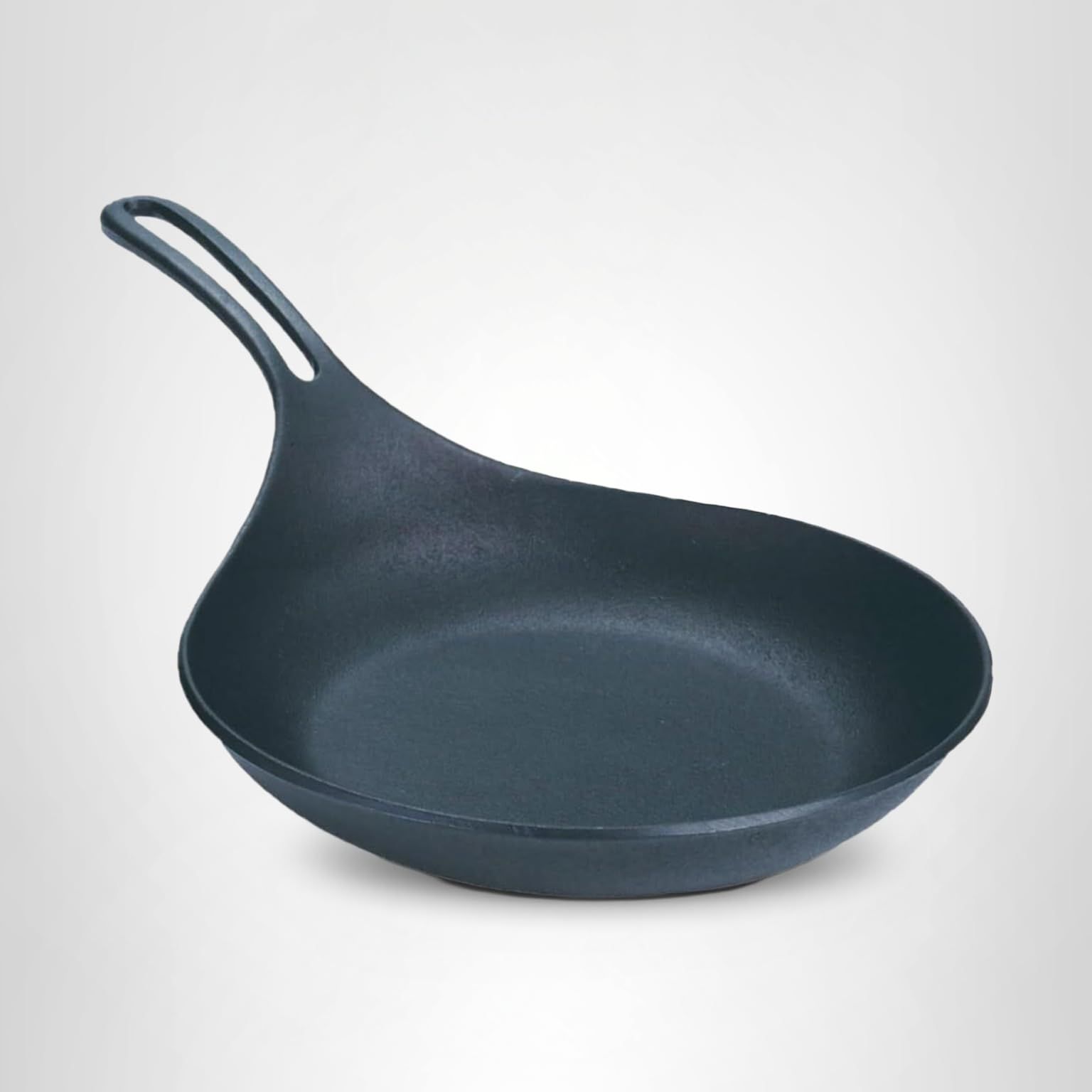 【数量限定】Iwachu オムレット24 黒焼付 内径:23.5cm 岩鋳 IH対応 フライパン 南部鉄器 24601
