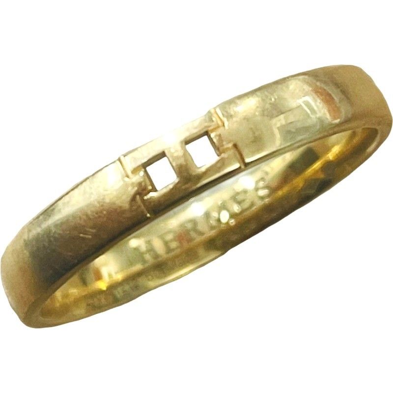 HERMES エルメス エヴァーヘラクレスリング ゴールド 750 リング メンズ 【中古】 12604K372