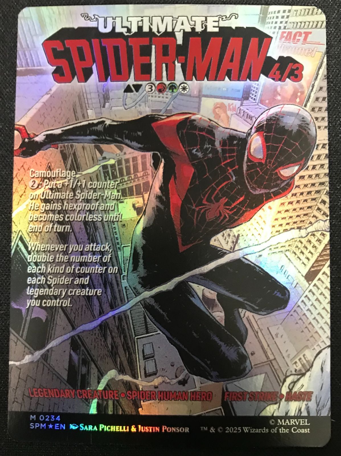 MTG 【Foil】 □ボーダーレス□ 《マイルズ・モラレス/Miles Morales