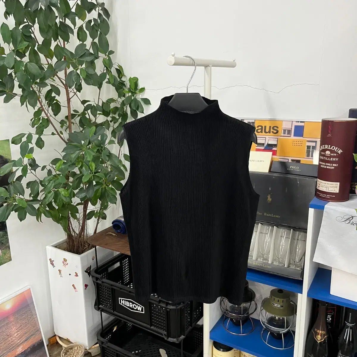 ISSEY MIYAKE プリーツプリーズ スリーブレス トップス F