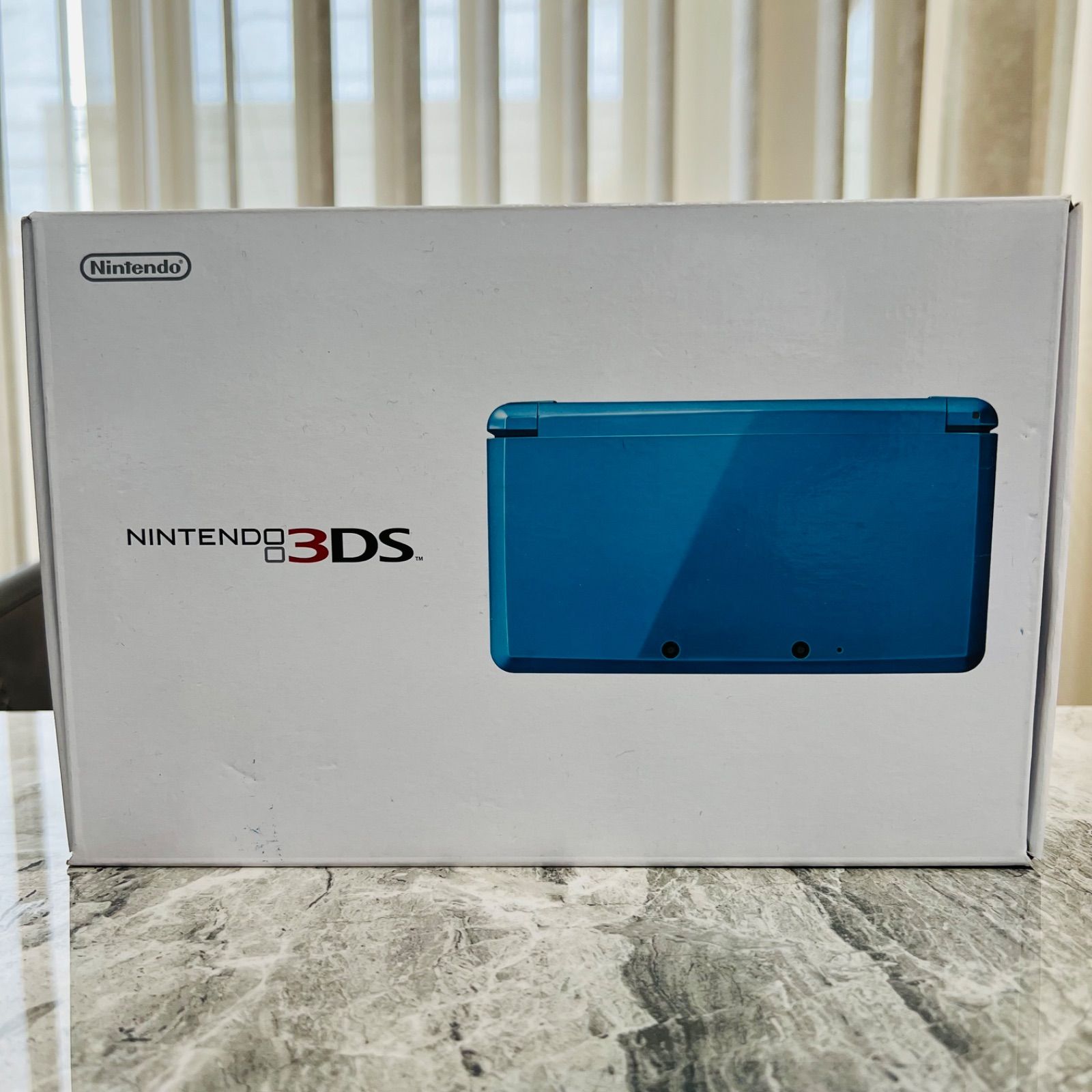 【完動品】NINTENDO 3DS ライトブルー　箱付き