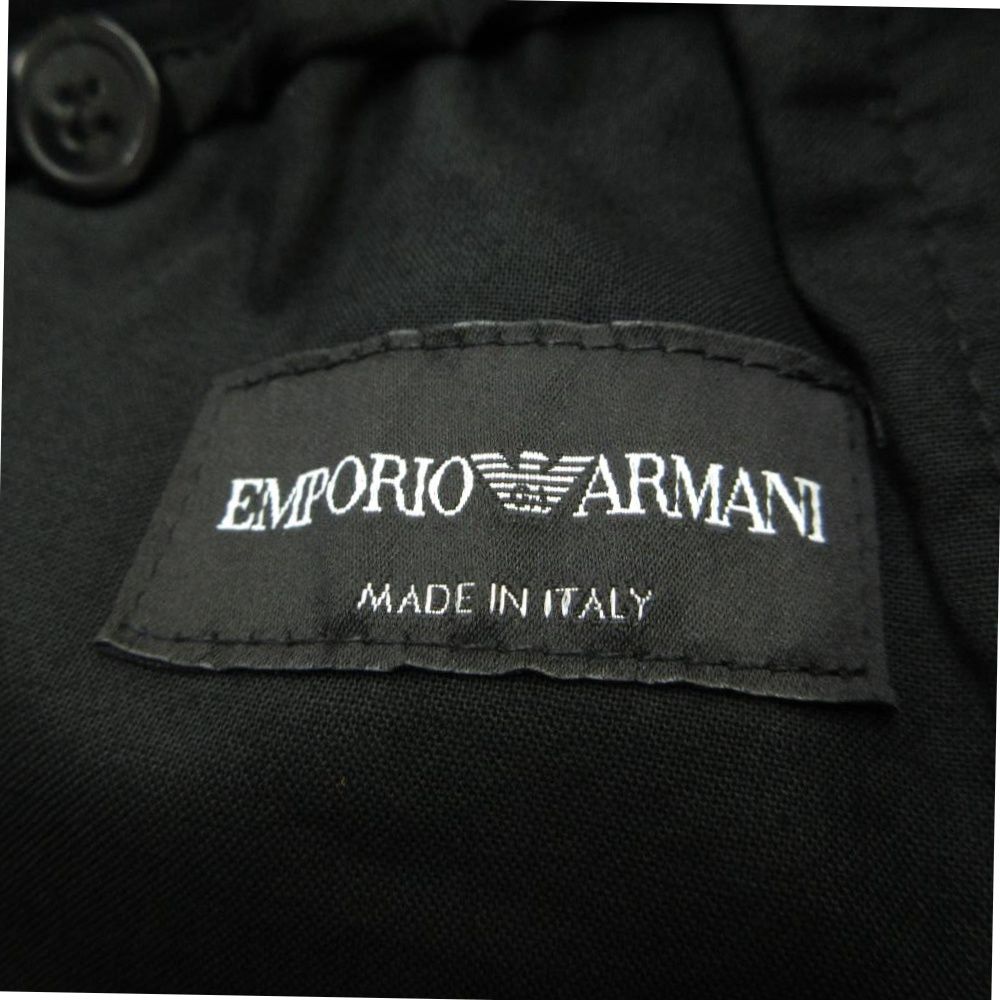 エンポリオアルマーニ EMPORIO ARMANI パンツ スウェット イージー 46 M 黒 ブラック /XZ ■GY19