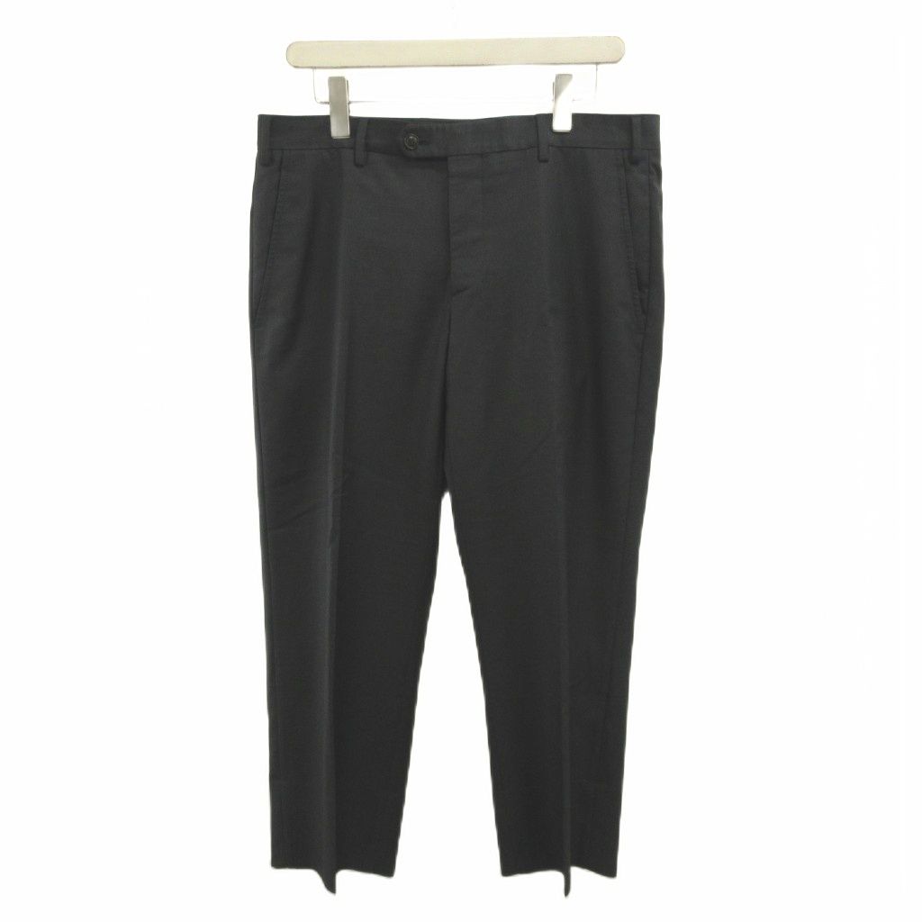 ジョルジオアルマーニ GIORGIO ARMANI パンツ スラックス ウール 50 黒