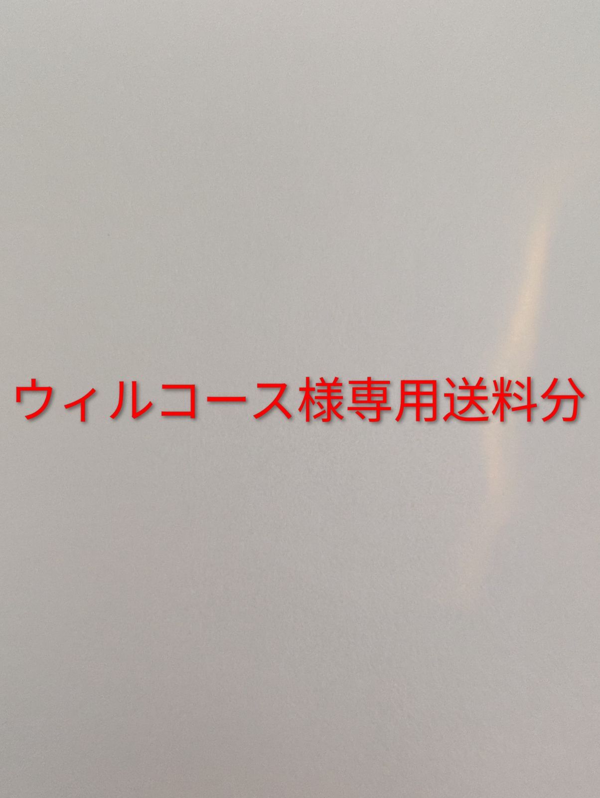ウィルコース様専用送料分