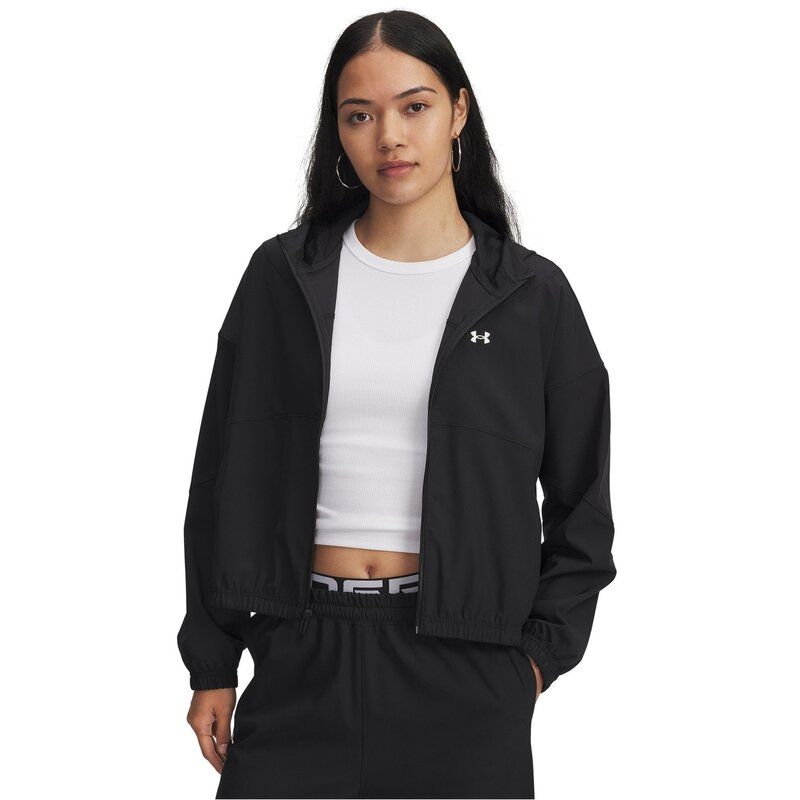 アンダーアーマー レディース アウター ジャケット・ブルゾン Under Armour Rival Wov Jkt Ld54 Black ブラック
