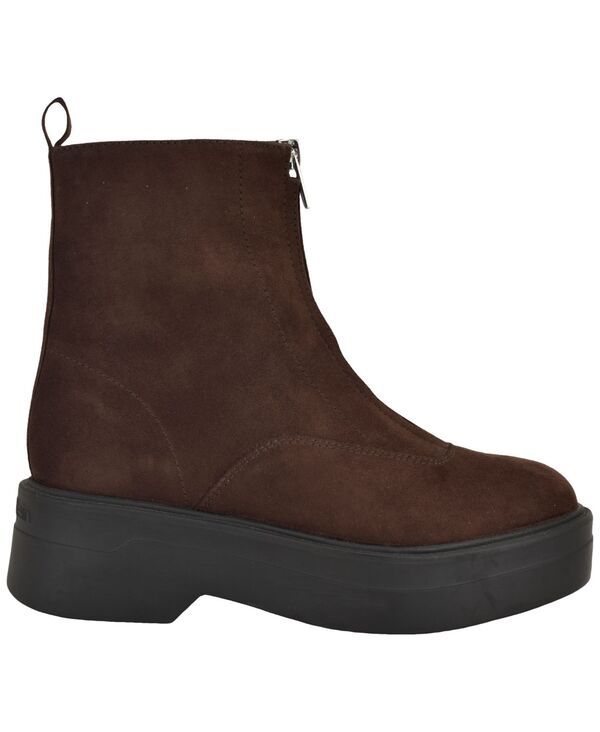 カルバンクライン レディース シューズ ブーツ・レインブーツ プラットフォーム ブーツ Calvin Klein Womens Rivin Front Zip Platform Booties Dar