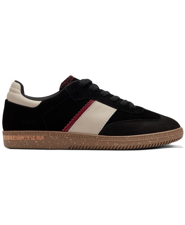 アース レディース シューズ スニーカー レース Earth Womens Penny Stripe LaceUp Sneakers Black ブラック
