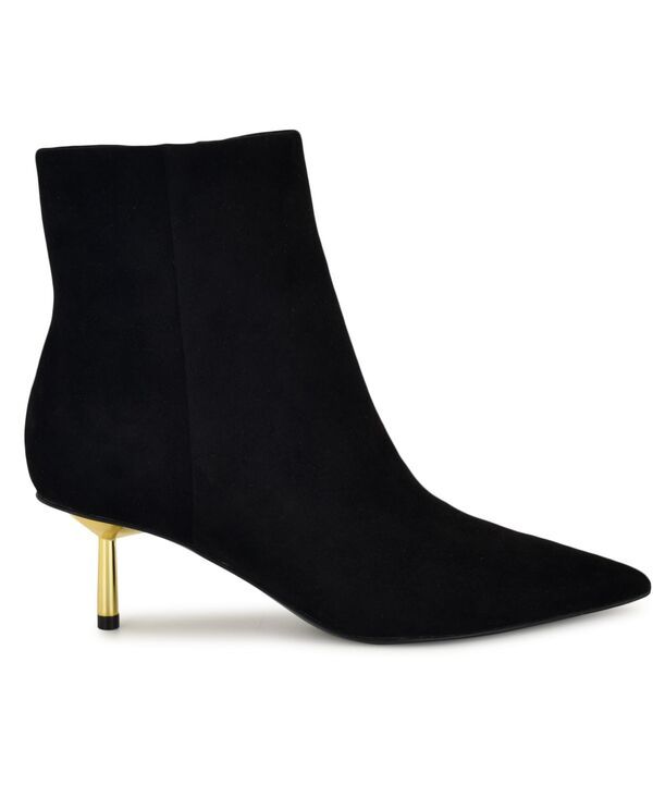 ナインウェスト レディース シューズ ブーツ・レインブーツ ヒール Nine West Womens Hamesa Pointy Toe Kitten Heel Booties Black Suede ナインウェスト レディース シューズ ブーツ・レインブーツ ヒール Nine West Womens Hamesa Pointy Toe Kitten Heel Booties Black Suede