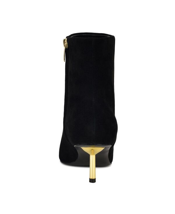 ナインウェスト レディース シューズ ブーツ・レインブーツ ヒール Nine West Womens Hamesa Pointy Toe Kitten Heel Booties Black Suede ナインウェスト レディース シューズ ブーツ・レインブーツ ヒール Nine West Womens Hamesa Pointy Toe Kitten Heel Booties Black Suede