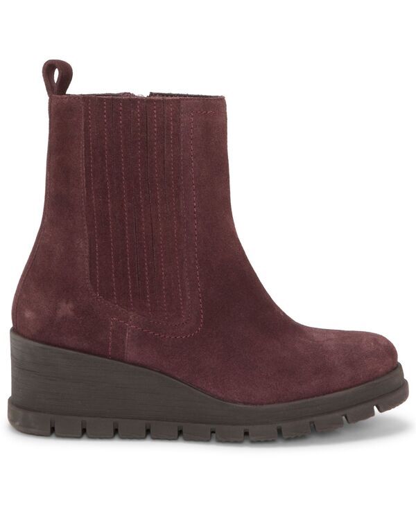 ラッキーブランド レディース シューズ ブーツ・レインブーツ Lucky Brand Womens Sondruh Gore Wedge Booties Winter Cherry Suede