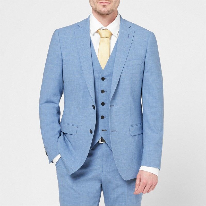 ウィズアウトプレジュデス メンズ アウター ジャケット・ブルゾン ジャケット Without Prejudice Light Blue Suit Jacket Light Blue ブルー