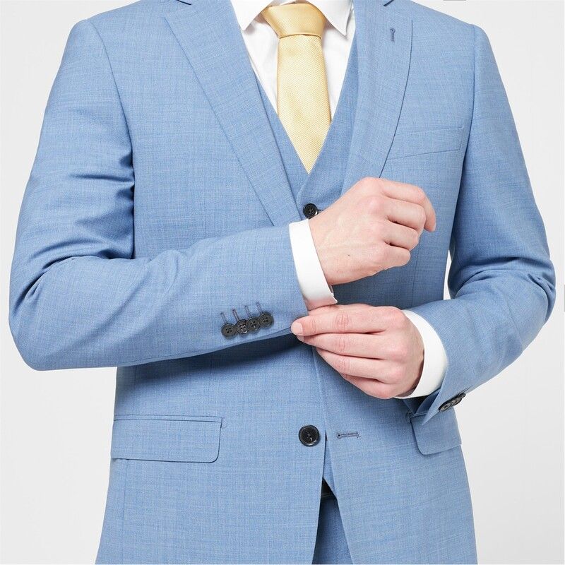 ウィズアウトプレジュデス メンズ アウター ジャケット・ブルゾン ジャケット Without Prejudice Light Blue Suit Jacket Light Blue ブルー