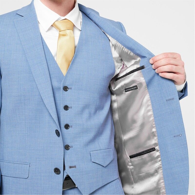 ウィズアウトプレジュデス メンズ アウター ジャケット・ブルゾン ジャケット Without Prejudice Light Blue Suit Jacket Light Blue ブルー