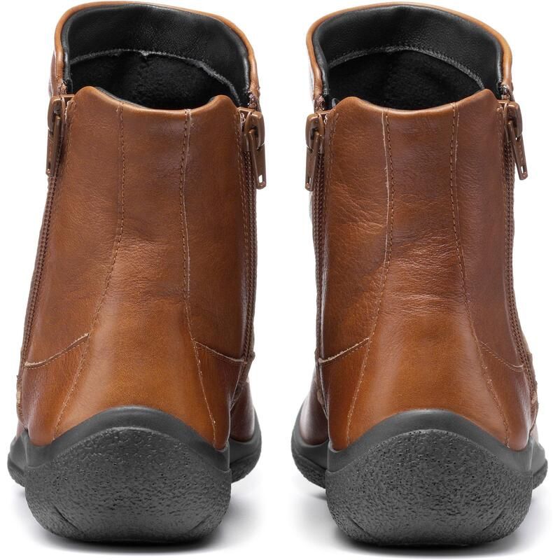フーター レディース シューズ ブーツ・レインブーツ アンクル Hotter Whisper Ankle Boots Wide Fitan タン