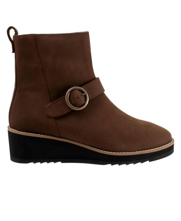 ソフトウォーク レディース シューズ ブーツ・レインブーツ SoftWalk Westland Boot Dark brownubuck ブラウン