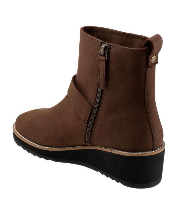ソフトウォーク レディース シューズ ブーツ・レインブーツ SoftWalk Westland Boot Dark brownubuck ブラウン