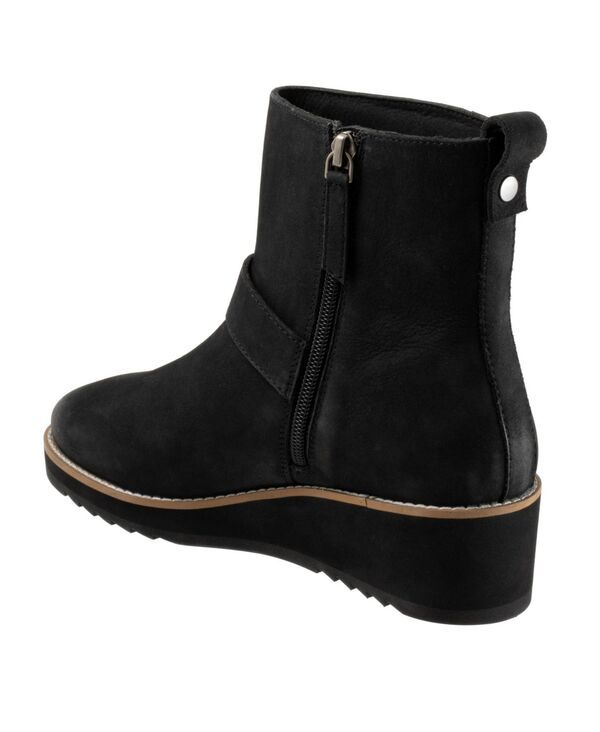 ソフトウォーク レディース シューズ ブーツ・レインブーツ SoftWalk Westland Boot Black nubuck ブラック
