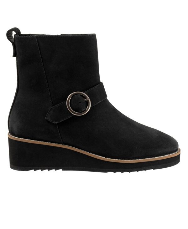 ソフトウォーク レディース シューズ ブーツ・レインブーツ SoftWalk Westland Boot Black nubuck ブラック