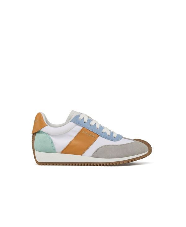 ジェースライズ レディース シューズ スニーカー JSlides Lilith Womens Shoe White taupe yellow leather ホワイト