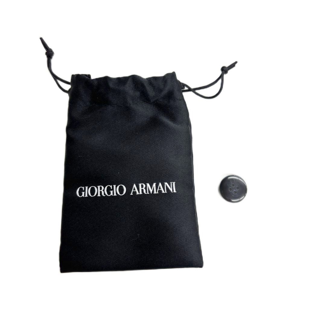 ジョルジオアルマーニ GIORGIO ARMANI ベスト ジレ ストライプ柄 イタリア製 タグ付 ベスト カシミヤ混 モヘヤ混 50R 紺 ネイビー ストライプ柄 トップス /YU ■GY19
