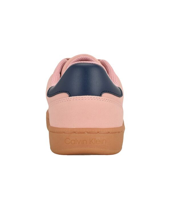 カルバンクライン レディース シューズ スニーカー レース ロゴ Calvin Klein Womens Narissa Logo LaceUp Sneakers Medium PinkDark Bl