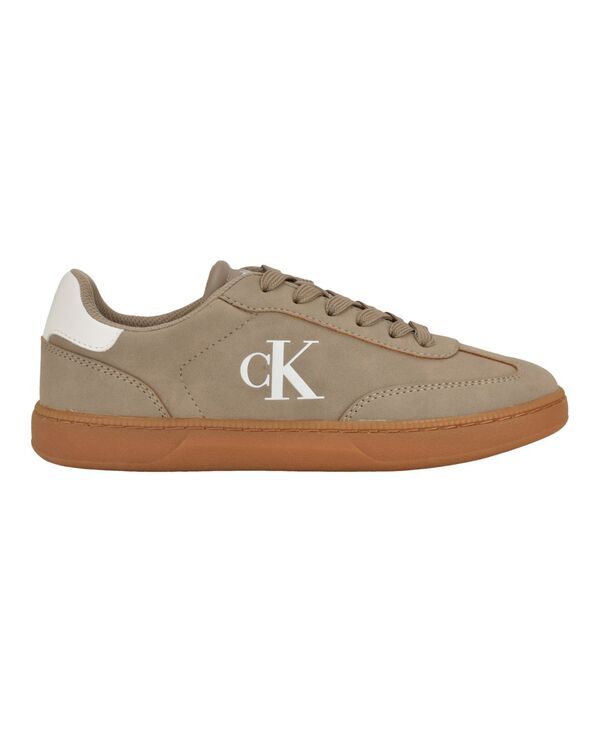 カルバンクライン レディース シューズ スニーカー レース ロゴ Calvin Klein Womens Narissa Logo LaceUp Sneakers TaupeWhite ホワイト カルバンクライン レディース シューズ スニーカー レース ロゴ Calvin Klein Womens Narissa Logo LaceUp Sneakers TaupeWhite ホワイト