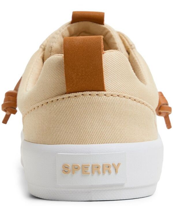 スペリー レディース シューズ スニーカー レース Sperry Womens Bermuda Beach Twill Lace Up Sneakers Light Beige ベージュ