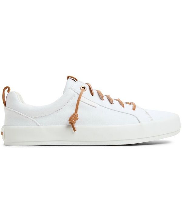 スペリー レディース シューズ スニーカー レース Sperry Womens Bermuda Beach Twill Lace Up Sneakers White ホワイト