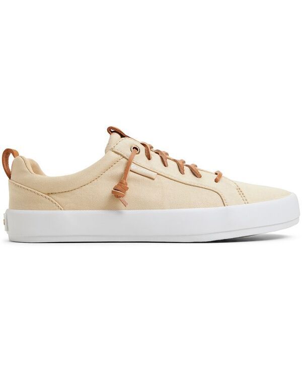 スペリー レディース シューズ スニーカー レース Sperry Womens Bermuda Beach Twill Lace Up Sneakers Light Beige ベージュ